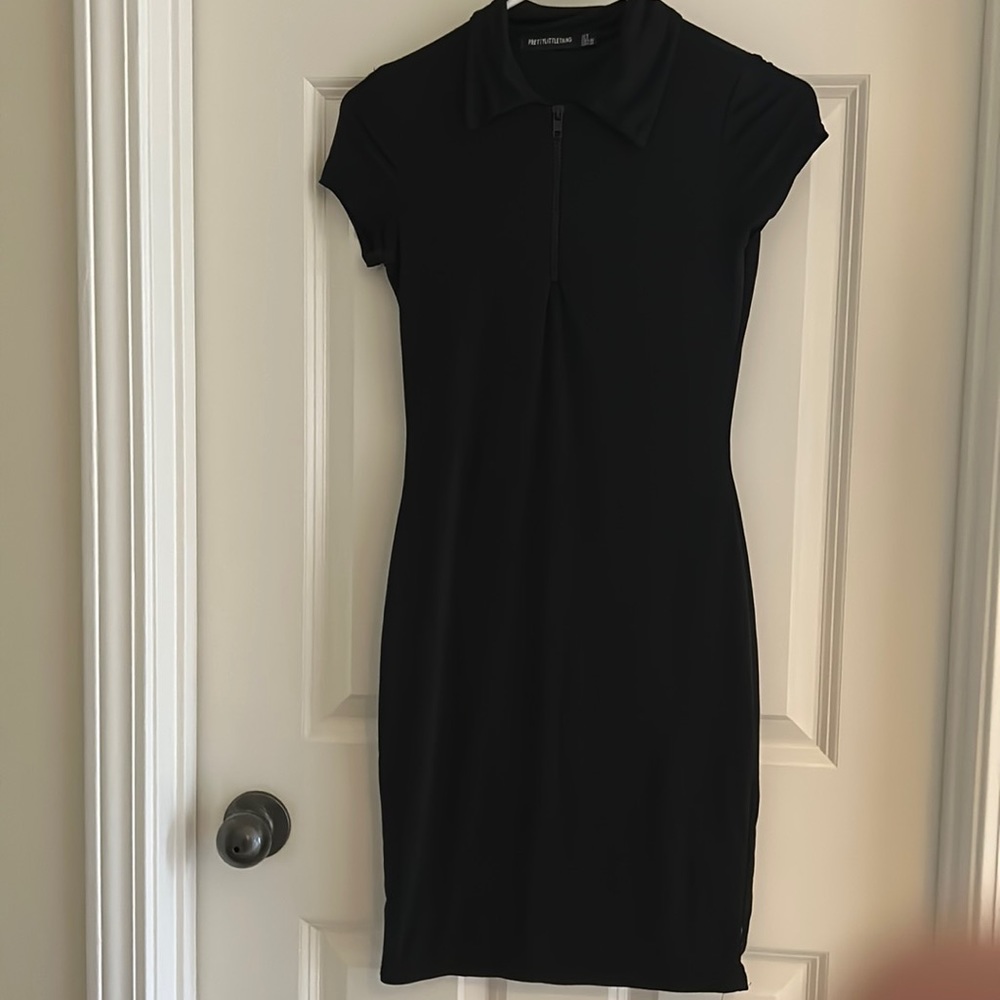 PRETTYLITTLETHING… body on dress! Black, US size 4